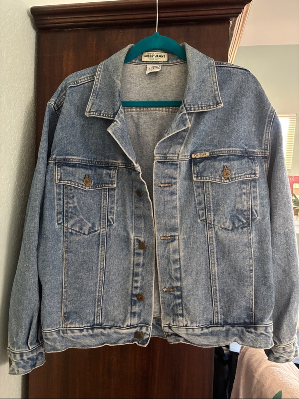 Guess Light Blue Denim Jean Jacket